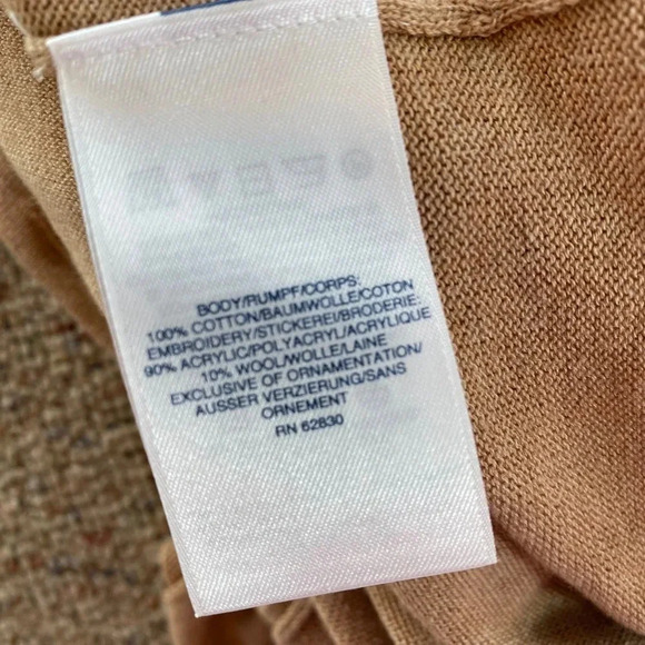 Novelty Embroidery Boho Soft Cozy Casual Cardigan Sweater Women Plus 1X Stretch - Picture 4 of 7